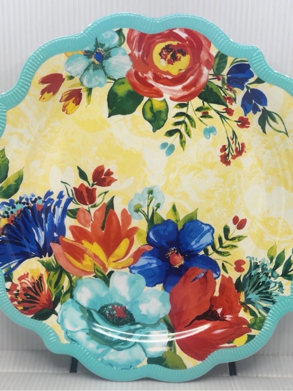 Pioneer Woman Melamine Floral Dinner Plate Set of 3